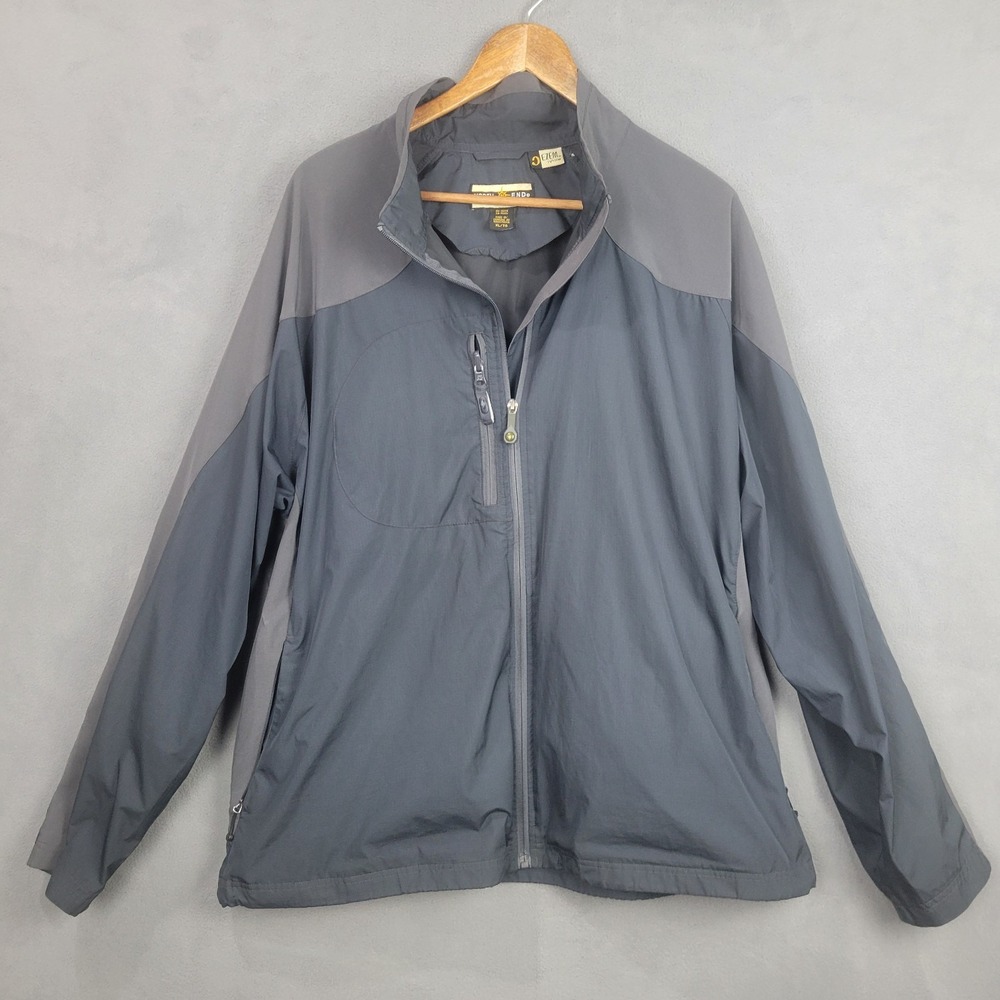 North End Ezem System Hybrid Jacket Mens XL‎ Gray Mock Neck Full Zip Outdoor